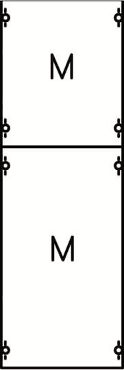 Striebel & John 2CPX037614R9999 1M1A montageplaatmodule 5RE/BH1, 1 FB Montageplaatmodule 1 stuk(s)