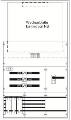 Striebel & John 2CPX032725R9999 KS448 Distributiekast Opbouw (op muur) Aantal rijen: 0 Inhoud: 1 stuk(s)