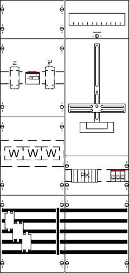Striebel & John 2CPX034032R9999 KA4311 Groepenkast Inbouw (in muur of meubel) Aantal groepen: 24 Aantal rijen: 0 Inhoud: 1 stuk(s)
