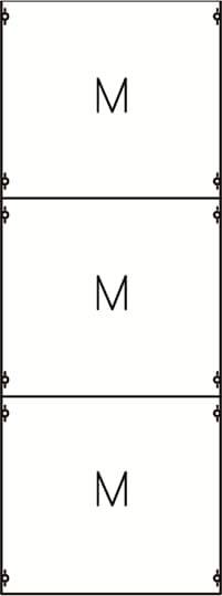 Striebel & John 2CPX037670R9999 2M5A montageplaatmodule 9RE/BH5, 2FB Montageplaatmodule 1 stuk(s)