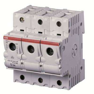 Trofazni prekidač snage s preklopnim prekidačem u položaju 'UKLJUČENO', pogodan za 25A i 5kW, napon do 400V.