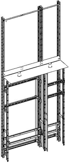 Striebel & John 2CPX037023R9999 3/8MWR11 montage-eenheid voor M+W VBEW accessoires voor TriLine kastserie Montage-eenheid Aantal rijen 12 Staal 1 stuk(s)