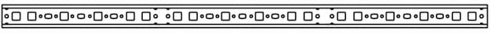 Striebel & John ED3 2CPX039383R9999 DIN-rail Geperforeerd Staal 744 mm 1 stuk(s) Piece