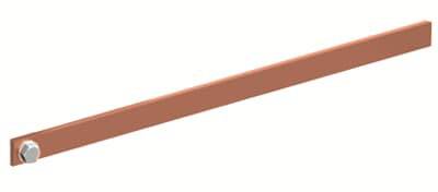 Striebel & John 2CPX042661R9999 ZX2255 Cu-rail 30x10mm, L: 399+43mm koperrail, losse levering Koperrail 630 A 1 stuk(s)