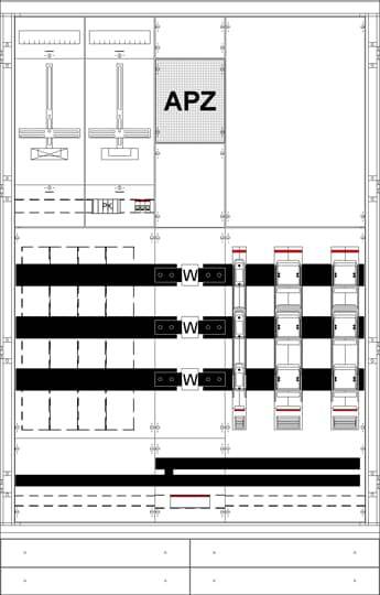 Striebel & John 2CPX032269R9999 KS4221 Distributiekast Opbouw (op muur) Aantal rijen: 3 Inhoud: 1 stuk(s)