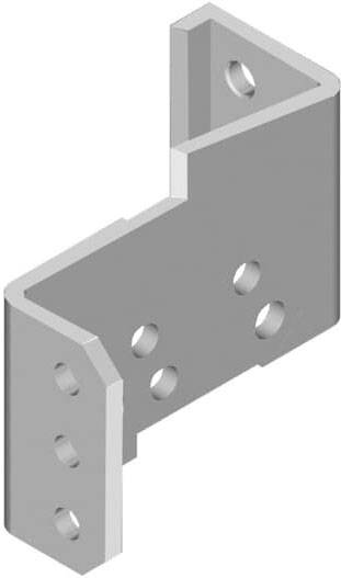 Striebel & John 2CPX042198R9999 ZW480P4 laagbouwhoek 3-traps, 4 stuks voor CombiLine MBD...52B module Diepbouwhoek Staal 1 stuk(s)