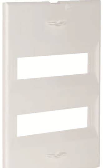 Striebel & John 2CPX030848R9999 UZ540A afdekking naar UK540 Cover Aantal rijen 4 Kunststof Wit 1 stuk(s)