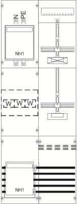 Striebel & John 2CPX033034R9999 KA4227 Groepenkast Aantal rijen: 1 Inhoud: 1 stuk(s)