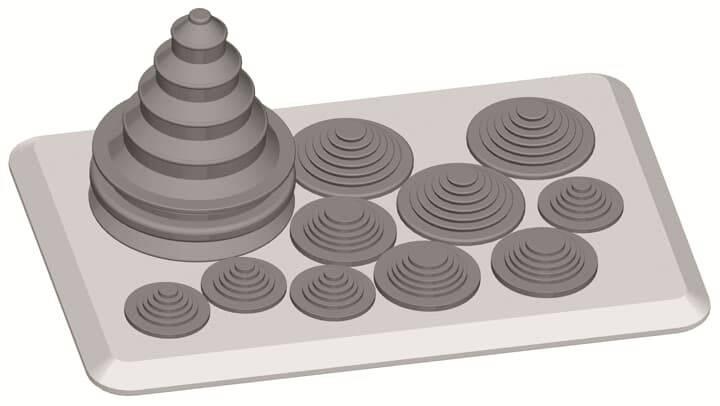 Striebel & John 2CPX010935R9999 TZ111 flens met 11 kabeltules 3x 13 tot 26,5 en 4x 5 tot 21 mm Flens Kunststof 1 stuk(s)
