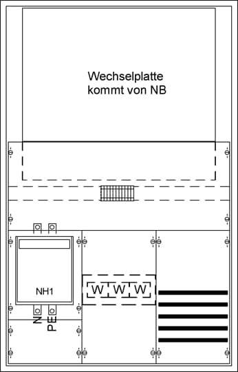Striebel & John 2CPX032637R9999 KS4218 Distributiekast Opbouw (op muur) Aantal rijen: 0 Inhoud: 1 stuk(s)