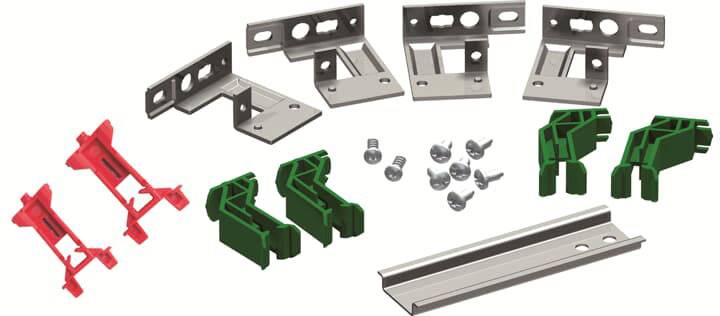 Striebel & John 2CPX010799R9999 TZ616A montageset voor metervelden voor inbouw in staande kasten, gemonteerd Montageset 1 stuk(s)