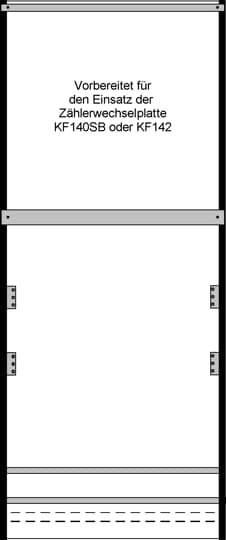 Striebel & John 2CPX037025R9999 3/8MWR3 montage-eenheid voor M+W VBEW accessoires voor TriLine kastserie Montage-eenheid Aantal rijen 12 Staal 1 stuk(s)