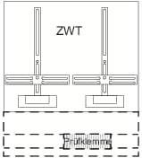 Striebel & John 2CPX037088R9999 KF414 meterwisselplaat met tellerkruis Tellerwisselplaat Grijs, Grijs-wit (RAL 7035) 1 stuk(s)
