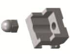 Striebel & John 2CPX060650R9999 ZH150 stanggeleider R-kast Stanggeleider 1 stuk(s)