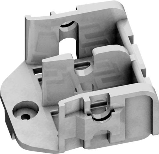 Striebel & John 2CPX010790R9999 TZ604 framehouder WR/ED spuitgietwerk, uitvoering in het midden Mounting holder 1 stuk(s)