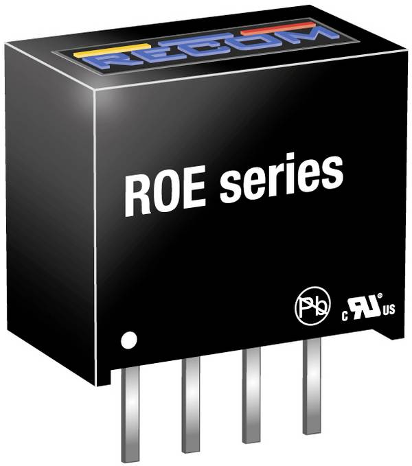 RECOM  ROE-0512S  DC/DC pretvarač za tiskano vezje    12  84 mA  1 W  Broj izlaza: 1 x  Content 1 St.