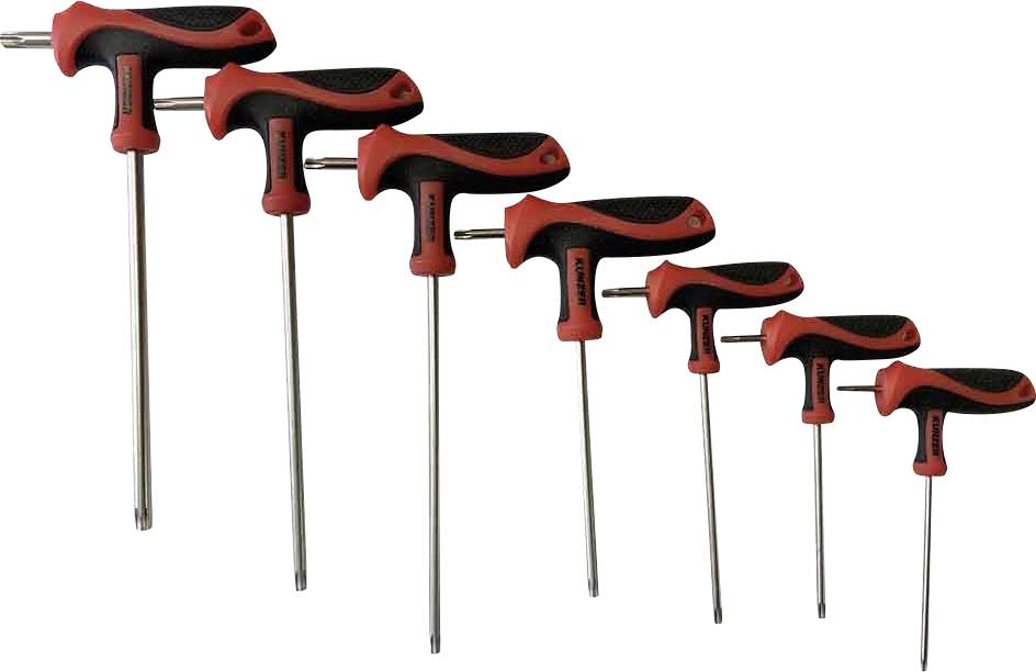 Kunzer T-Griff-TX-Profil 7tlg. TX-schroevendraaier Werkplaats 7-delig Binnen-zesrond (TX)