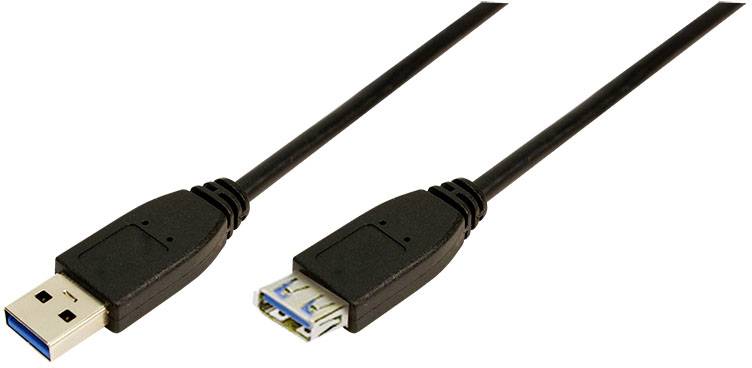 USB produžni kabel s USB 3.0 utikačem i utičnicom za briji prijenos podataka.