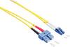 LogiLink FP0LS01 staklena vlakna svjetlovodi priključni kabel 1.00 m žuta 9/125 µ Singlemode OS2