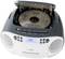 CD player s otvorenim poklopcem. CD s natpisom 'Bon Jovi' je vidljiva. Uređaj u displayu prikazuje 'OP'.