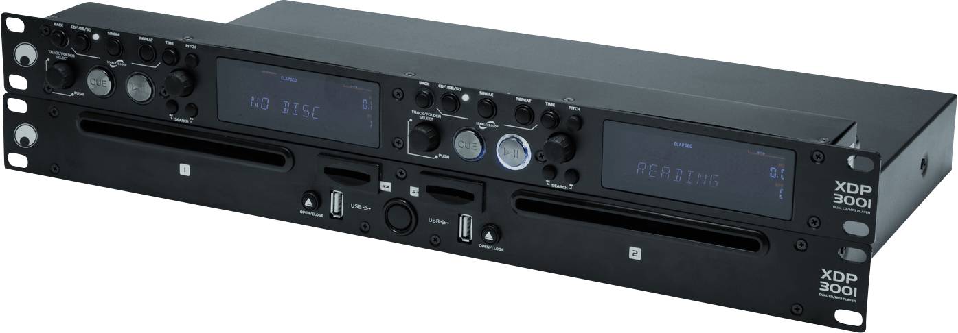 Omnitronic XDP-3001 DJ dubbele CD-MP3-speler