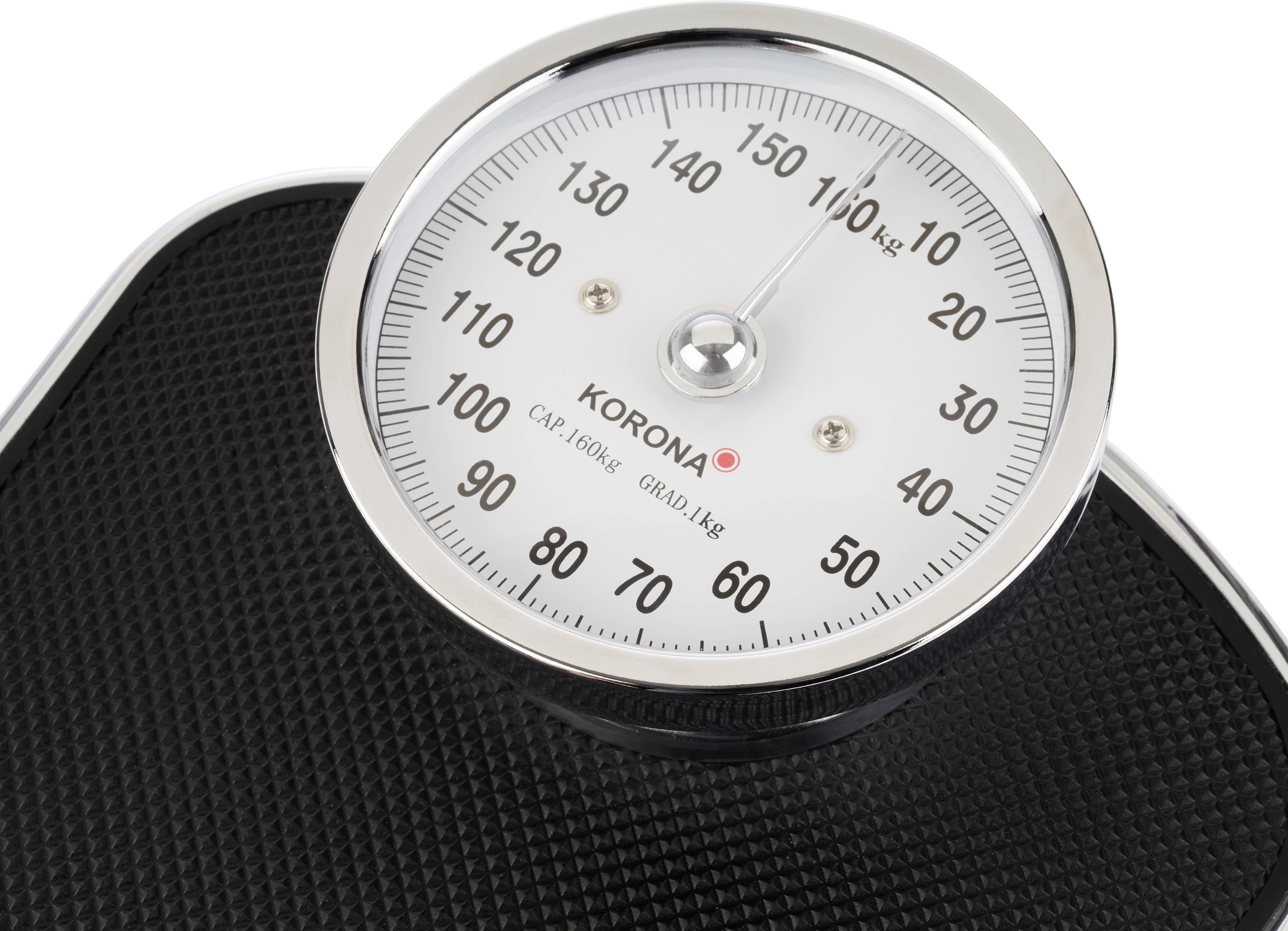 Korona PETER osobna vaga analogni Opseg mjerenja (kg)=150 kg crna-1