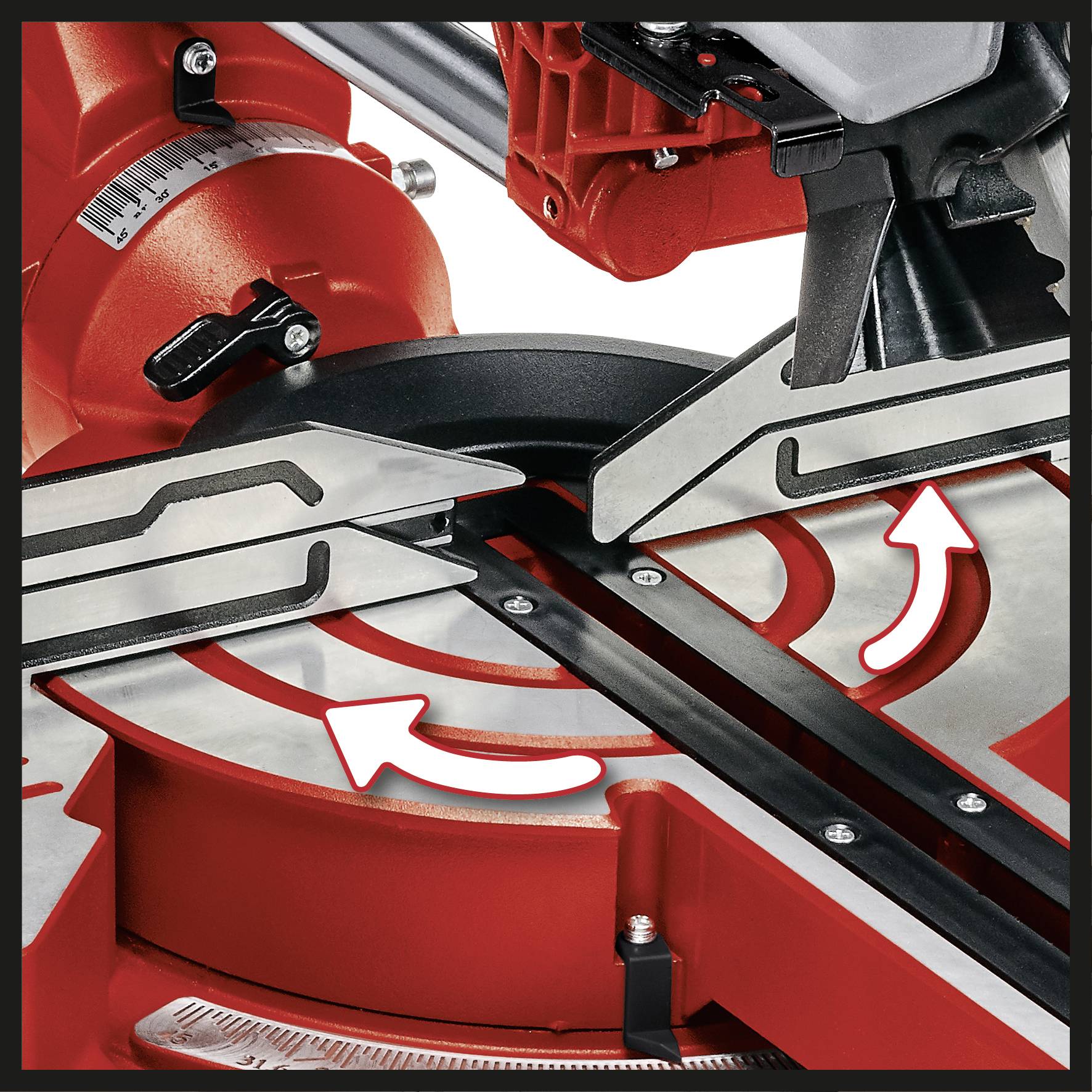 Einhell TE-SM 254 Dual potezna, preklopna i pila za kutni rez 254 mm 1800 W-6