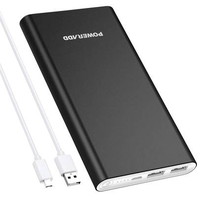 Poweradd Pilot 2GS powerbank (rezervna baterija) 10000 mAh Fast Charge LiPo crna prikaz statusa-0