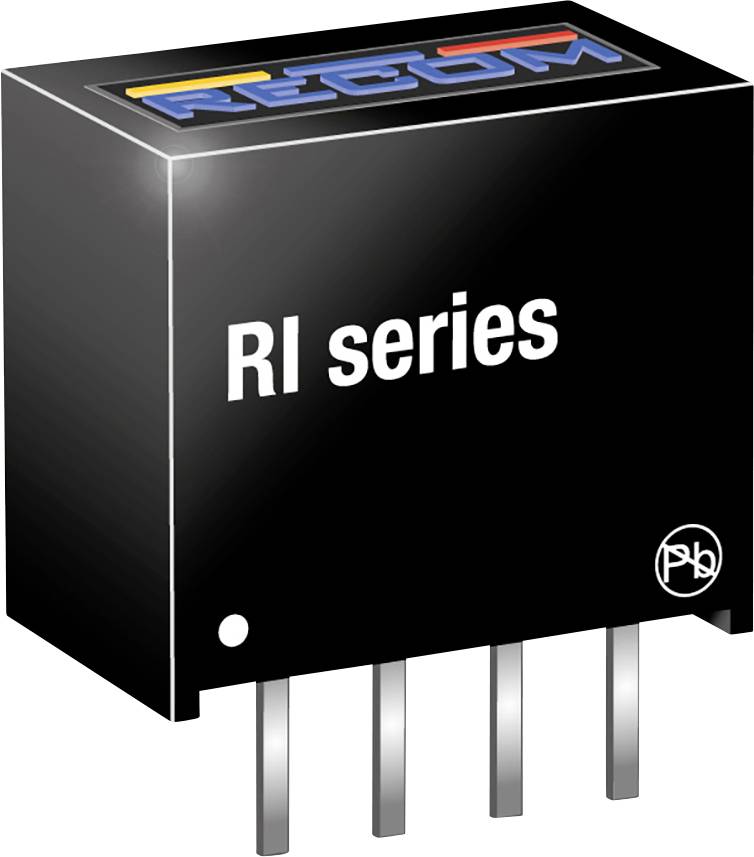 RECOM RI-0515S/P DC/DC-converter, print 133 mA 2 W Aantal uitgangen: 1 x Inhoud 1 stuk(s) afbeelding 1