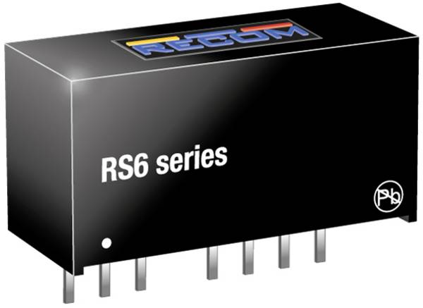 RECOM  RS6-2412D  DC/DC pretvarač za tiskano vezje      250 mA  6 W  Broj izlaza: 2 x  Content 1 St.