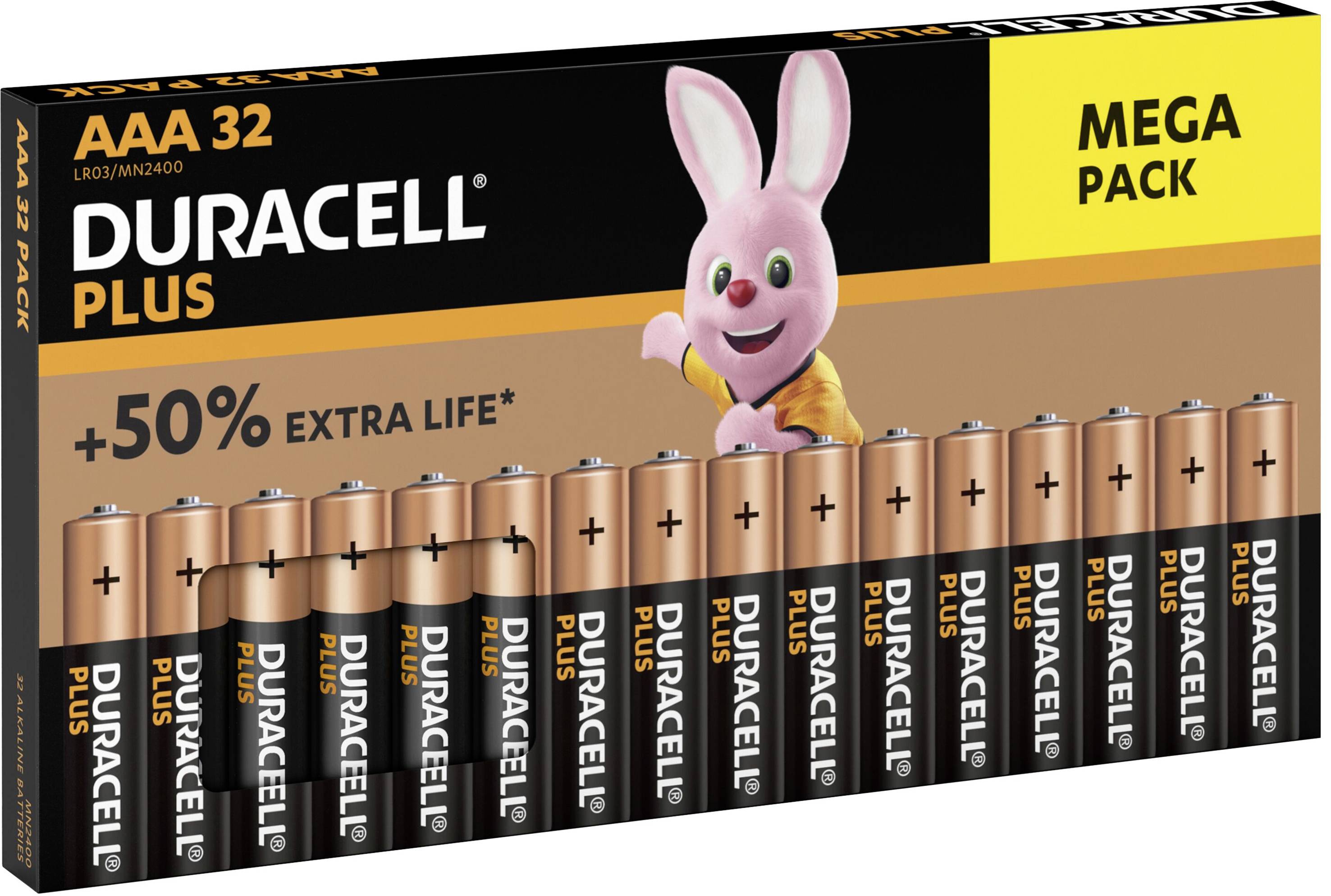 Duracell Plus Power micro (AAA) baterija alkalno-manganov 1.5 V 32 St.