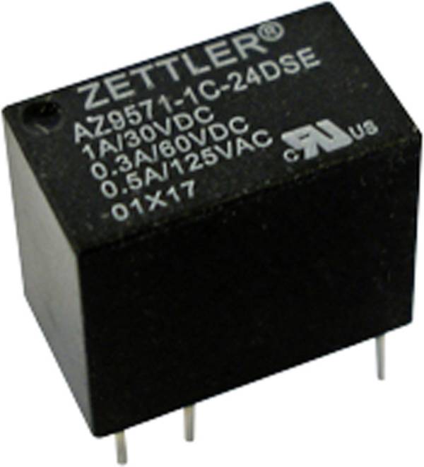 Zettler Electronics AZ9571-1C-5DSE relej za tiskane pločice 5 V/DC 1 1 prebacivanje 1 St.
