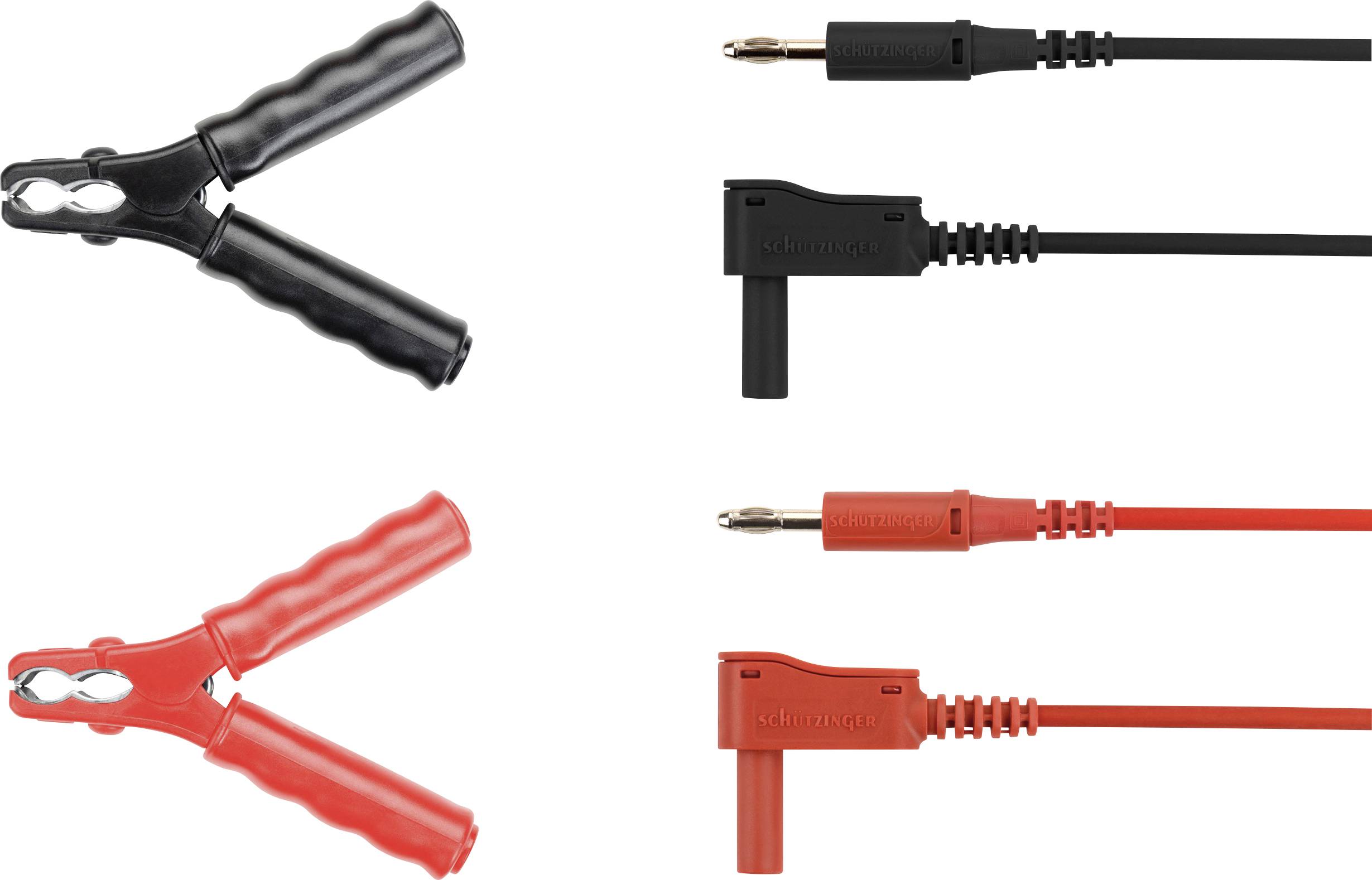 Schützinger DI SET 7629 / PZL Meetsnoer Stekker 4 mm 1 stuk(s)