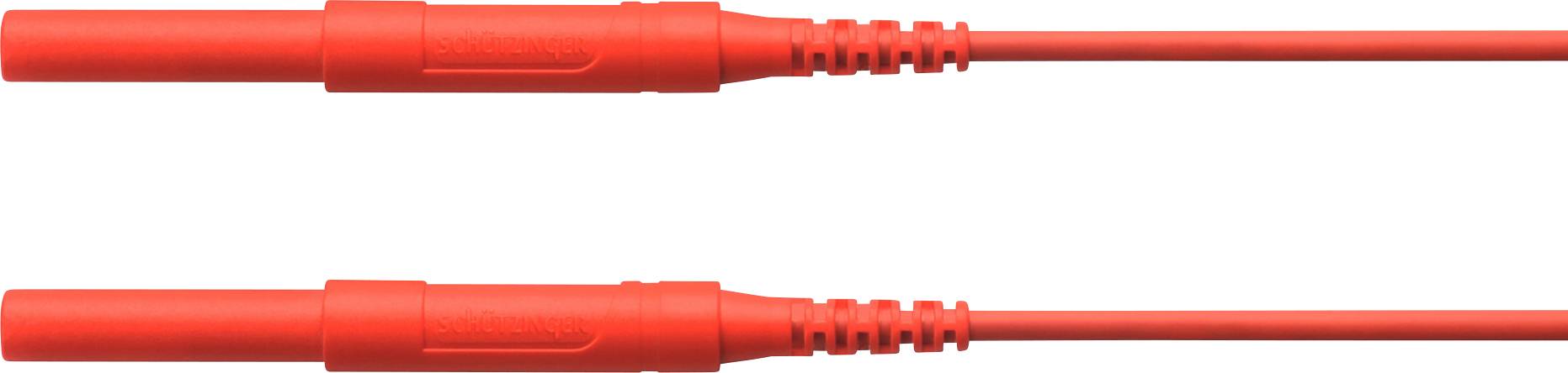 Schützinger HSPL 8568 / AWG16 / 100 / RT Veiligheidsmeetsnoer Stekker 4 mm Stekker 4 mm Rood 1 stuk(s)