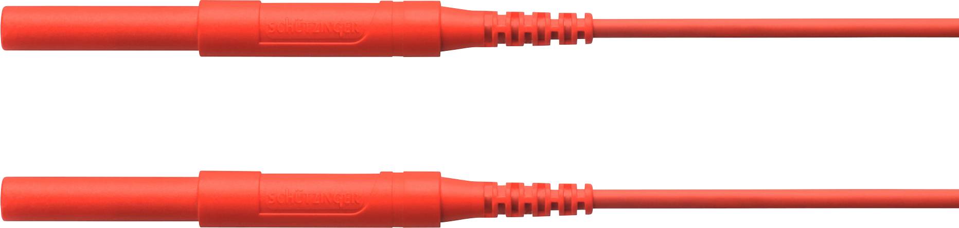Schützinger HSPL 8568 / AWG16 / 200 / RT Veiligheidsmeetsnoer Stekker 4 mm Stekker 4 mm Rood 1 stuk(s)