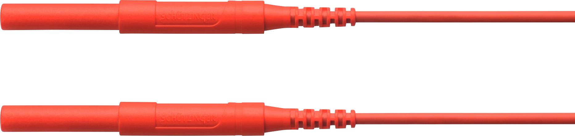 Schützinger HSPL 8568 / AWG16 / 50 / RT Veiligheidsmeetsnoer Stekker 4 mm Stekker 4 mm Rood 1 stuk(s)