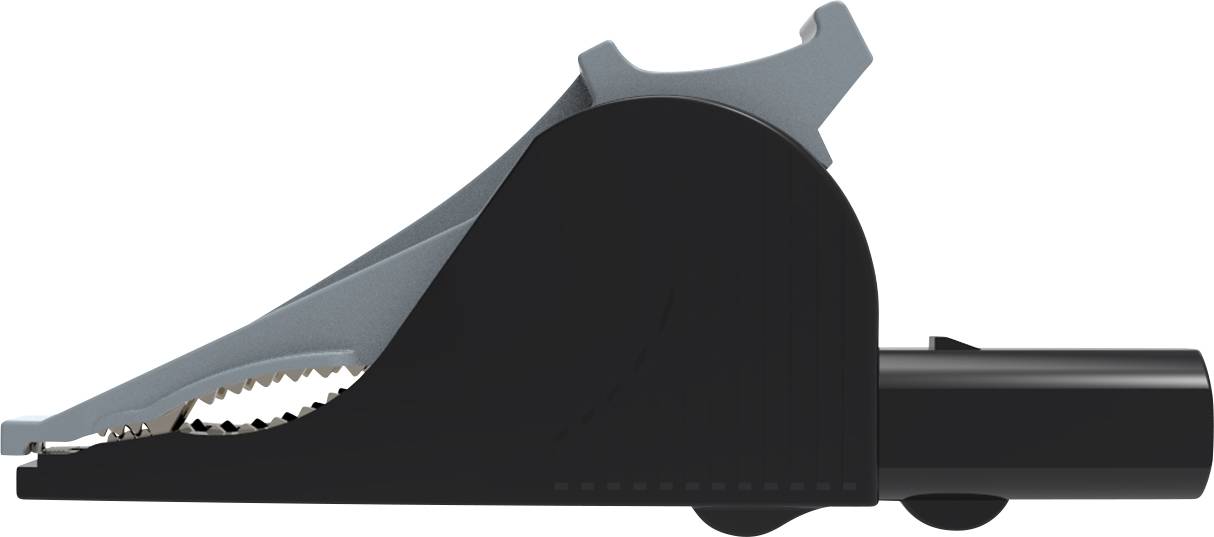 Schützinger SAK 6675 Ni / SW sigurnosna krokodilska stezaljka 4 mm priključak crna