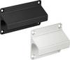 Rohde LF-01.088.04 ručka s ispupčenom ivicom crna (D x Š x V) 100 x 27 x 60 mm 2 St.
