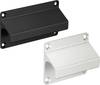 Rohde LF-01.108.04 ručka s ispupčenom ivicom crna (D x Š x V) 120 x 27 x 60 mm 2 St.