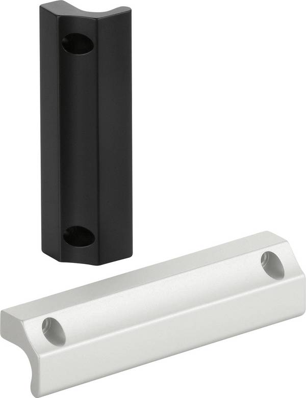 Rohde LG-06.F080.01 ručka s ispupčenom ivicom  srebrna (D x Š x V) 100 x 10 x 22 mm 4 St.
