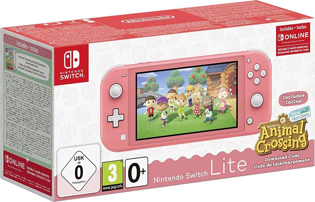 Animal crossing and nintendo shop switch lite