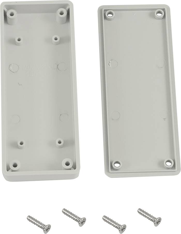 Hammond Electronics 1551UUGY Universele behuizing 100 x 40 x 15 ABS Grijs 1 stuk(s)