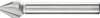 PFERD TOOLS KES HSS DIN 334 C60° 10,0 25202163 konično glodalo 10 mm HSS 1 St.