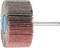 Disk za brušenje s cilindričnom glavom, prikazan sa strane. Koristi se za brušenje i poliranje metalnih površina.