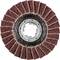 Brusni disk s koncentrično postavljenim brusnim lamelama oko okruglog metalnog središta. Koristi se za poliranje metala ili drva.