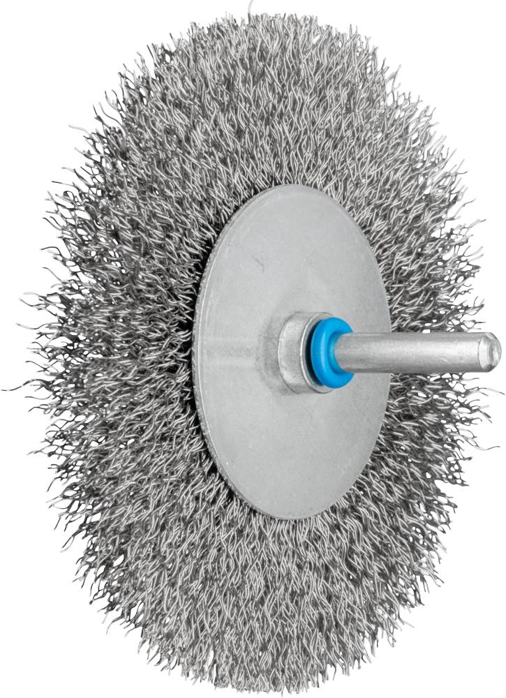 PFERD TOOLS POS ronde borstel ongetordeerd RBU Ø 100 x 10 mm schacht-Ø 6 mm Ø roestvrijstalen draad 0,30 POS RBU 10010/6 INOX 0,30 43701020 10 stuk(s)