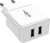 Ansmann HomeCharger HC212 USB punjač 12 W 2x USB-A bijela unutrašnje područje