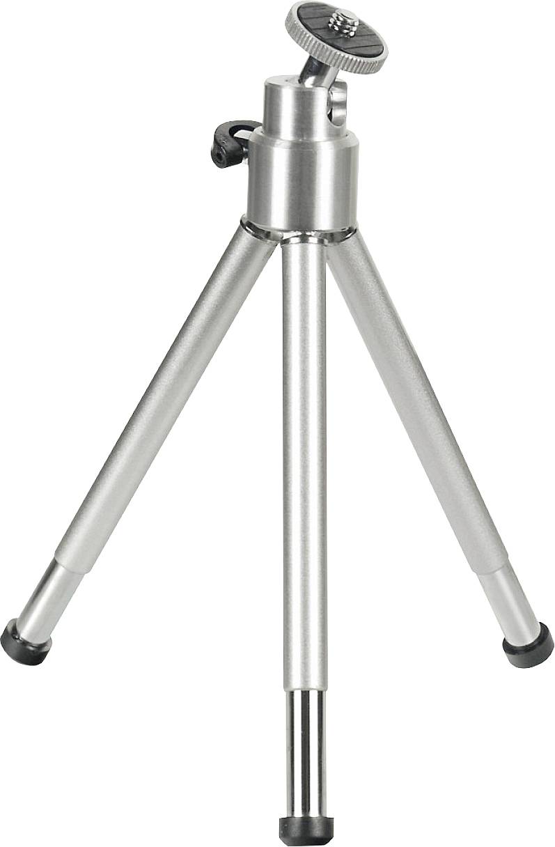 Hama Ministatief 1/4 inch Werkhoogte: 14 - 21 cm Zilver Kogelkop