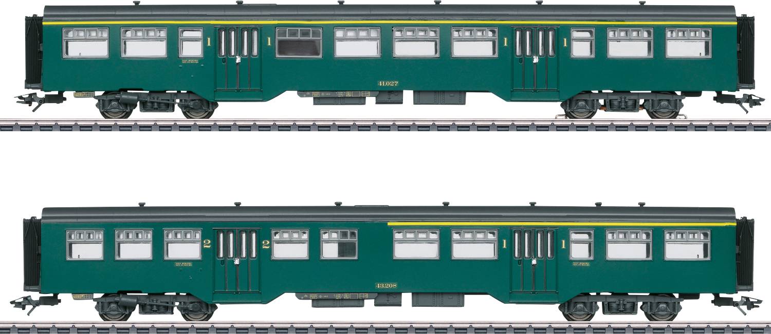 Märklin 043547 Osobni automobil SNCB M2, set od 2 komada