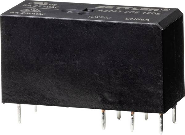 Zettler Electronics AZ743-2CE-12DE snažni relej 12 V/DC 8 A 1 St.